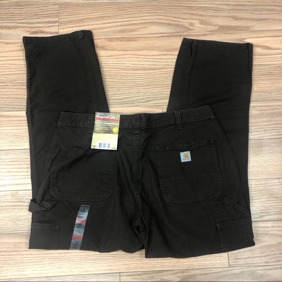 Carhartt | Women's Crawford Work Pant | Dark Brown | Size 14 - Picture 2 of 4